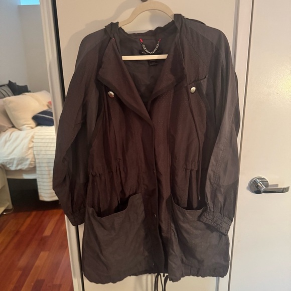 Marc by Marc Jacobs Grey charcoal oversized utility jacket - Picture 2 of 9